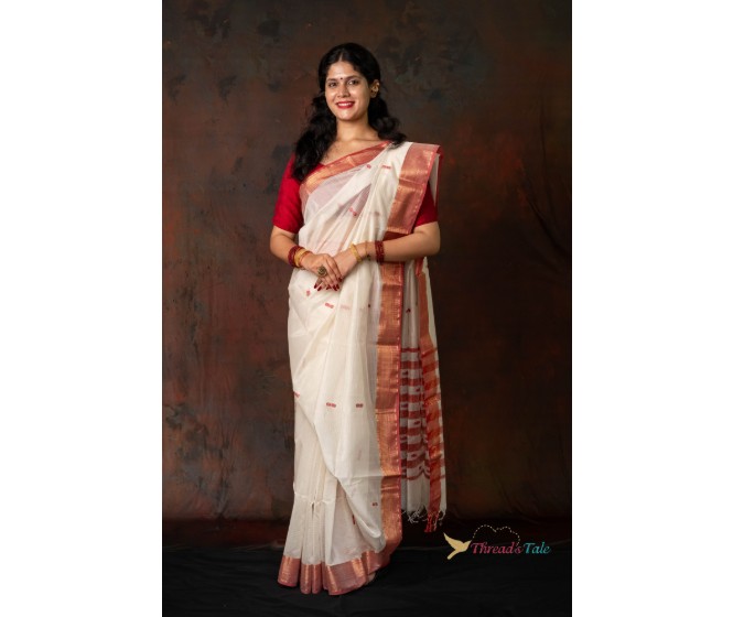 Pure Maheshwari Silk Saree