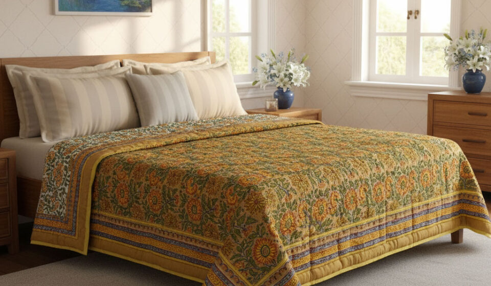 Hand Block Printed Quilts