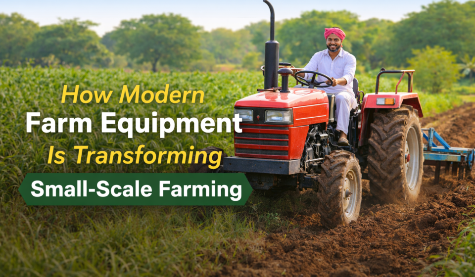 Tractors and farm equipment improves farming