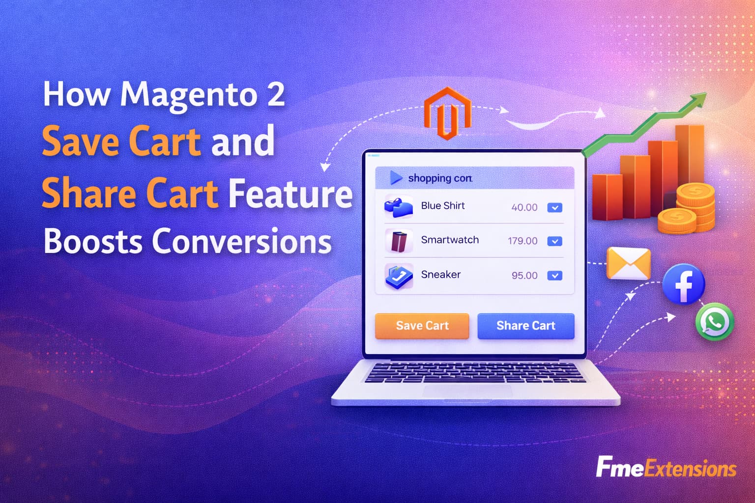 Save and share cart extension