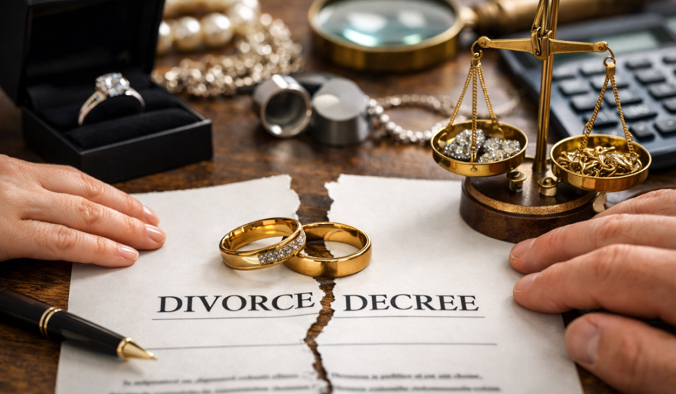 Jewellery in Divorce Settlement