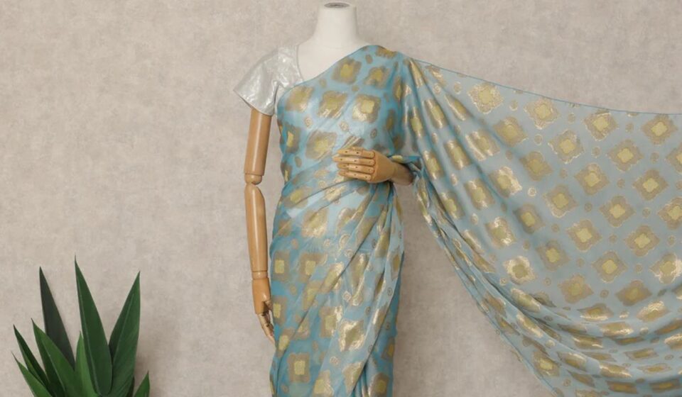 France Chiffon saree