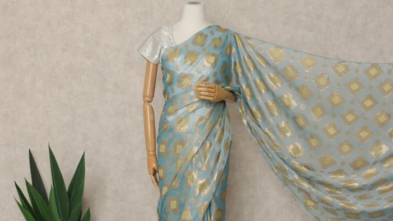 France Chiffon saree