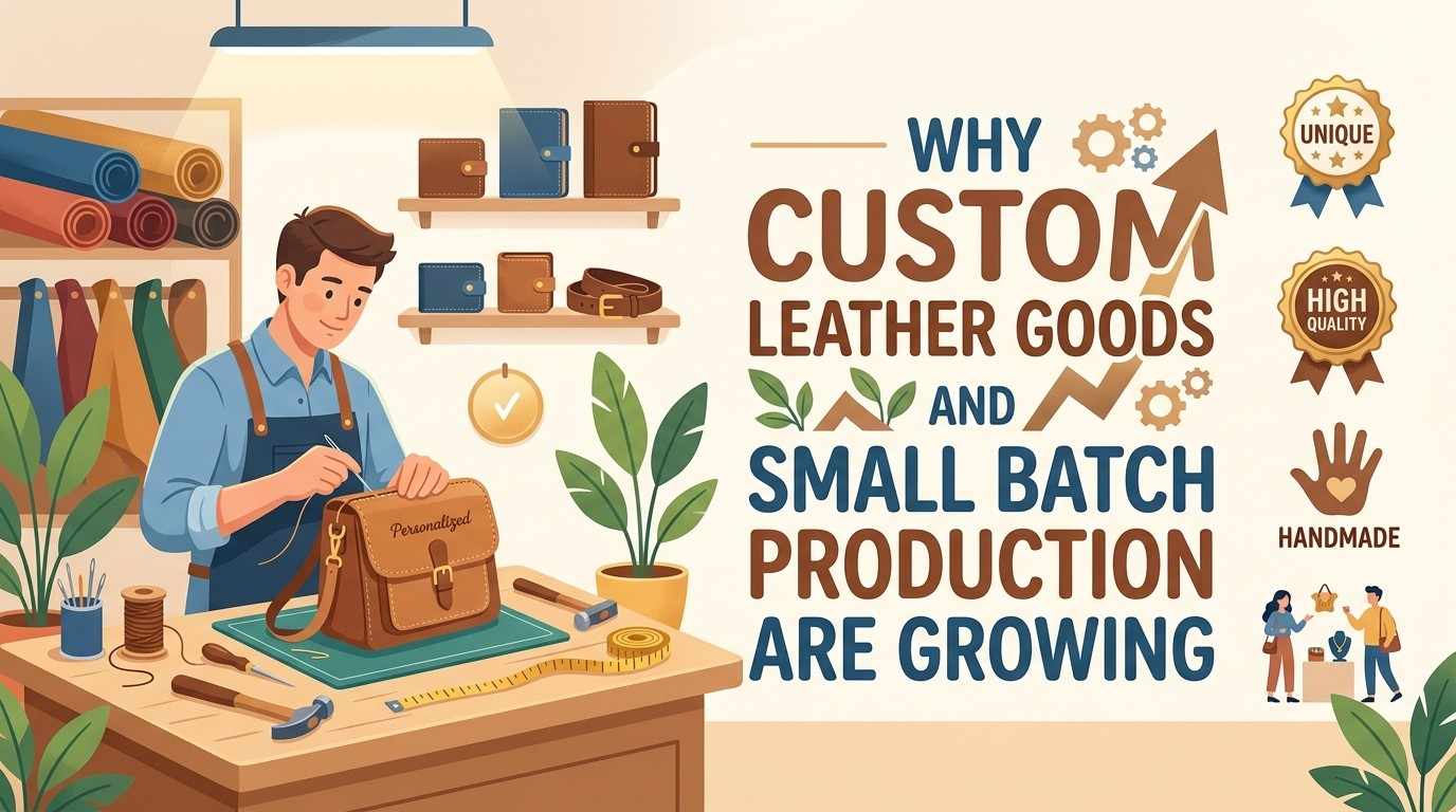 Why Custom Leather Goods and Small Batch Production Are Growing